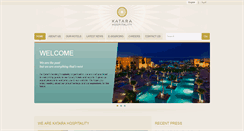 Desktop Screenshot of katarahospitality.com